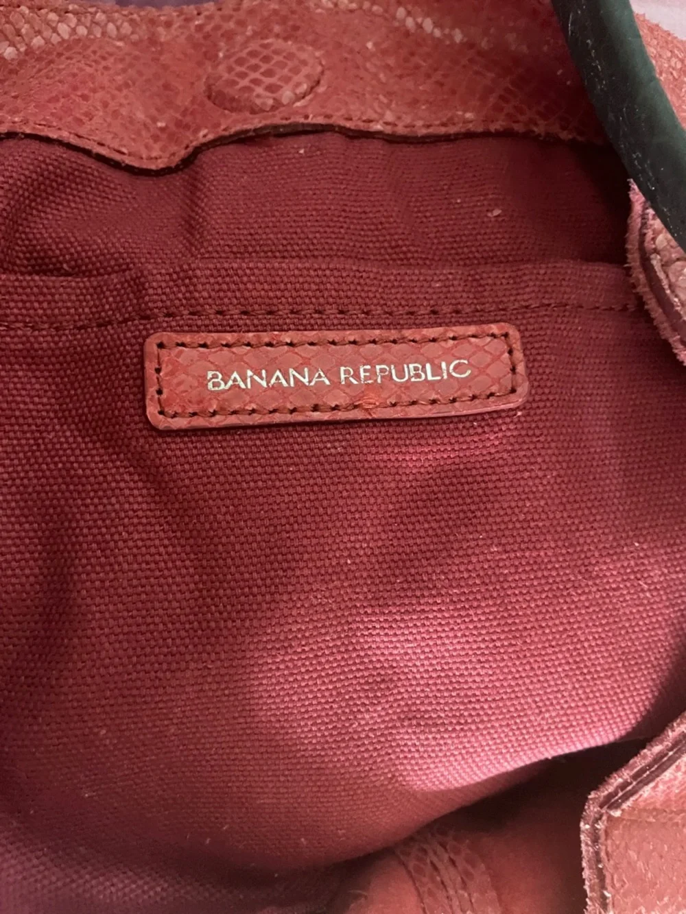 Banana Republic y2k Pink Shoulder Bag with Black Handle